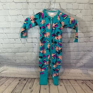 Bonds Tropical Triceratops Zip Romper